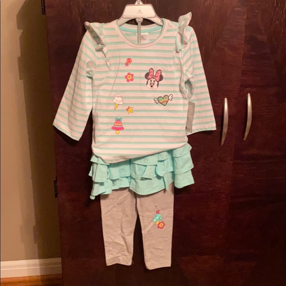 Disney Store Minnie 3 piece set-4T